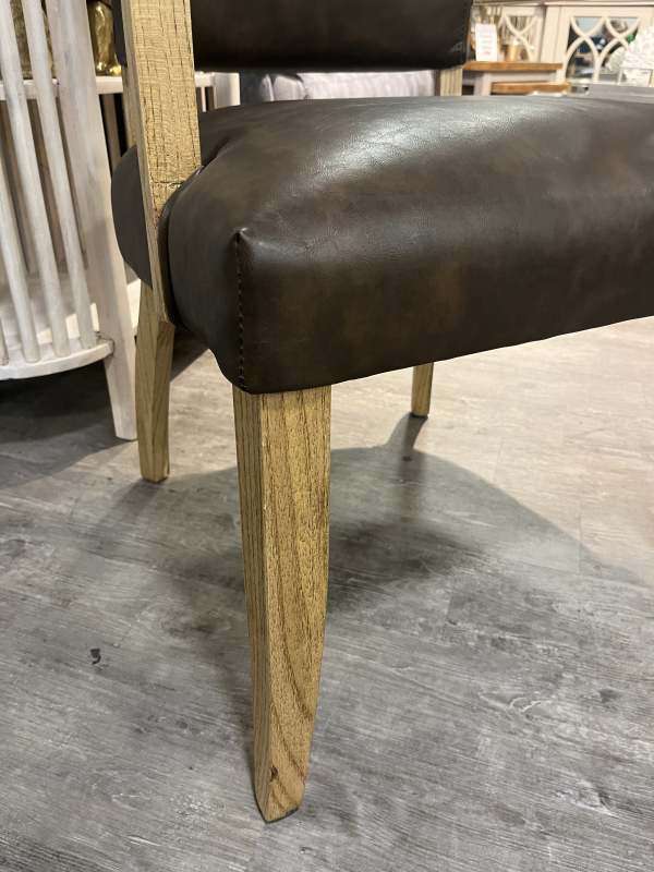 Doon Carver Dining Chair Brown