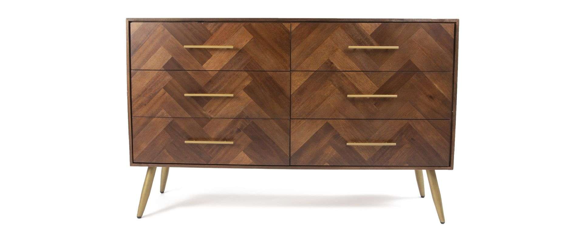 Bergen Wide Chest of 6 drawers