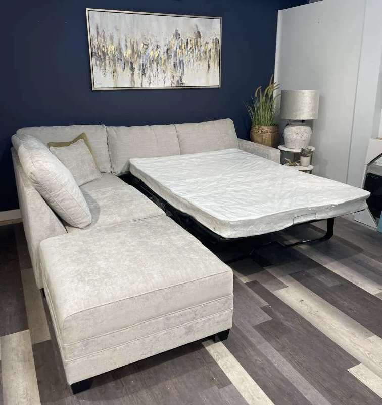 Metro Corner Sofa Bed with Footstool