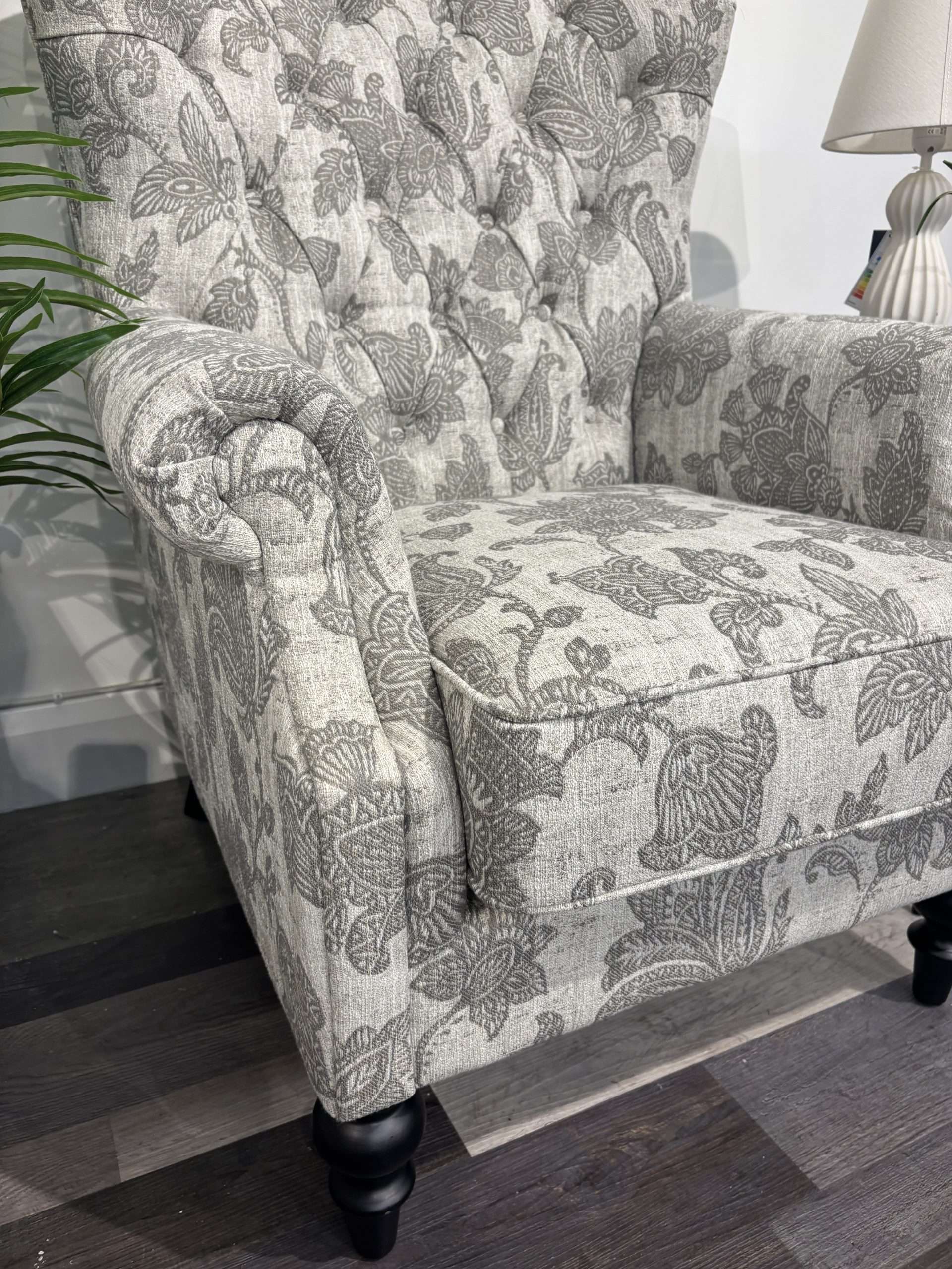 Avalon Queen Anne Chairs Patterned