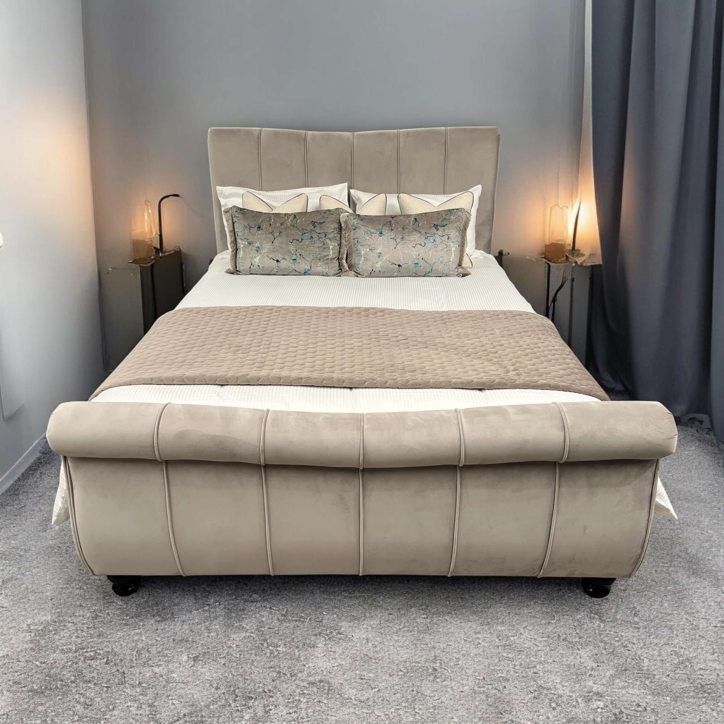 Belvue 5' King Fabric Bedframe