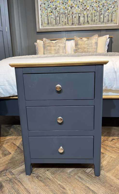 Thames Navy Bedside Locker