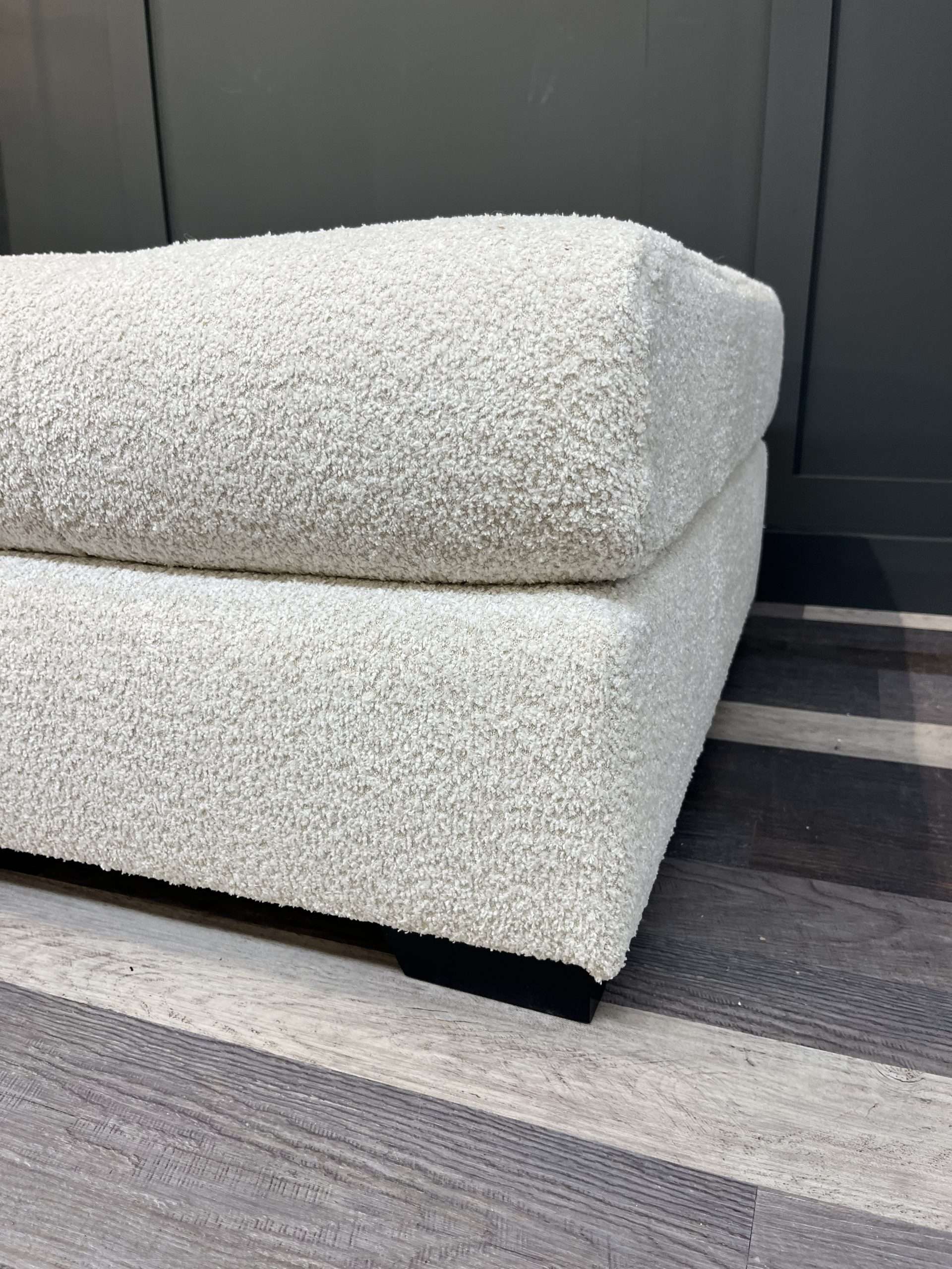 Flora Footstool Oat