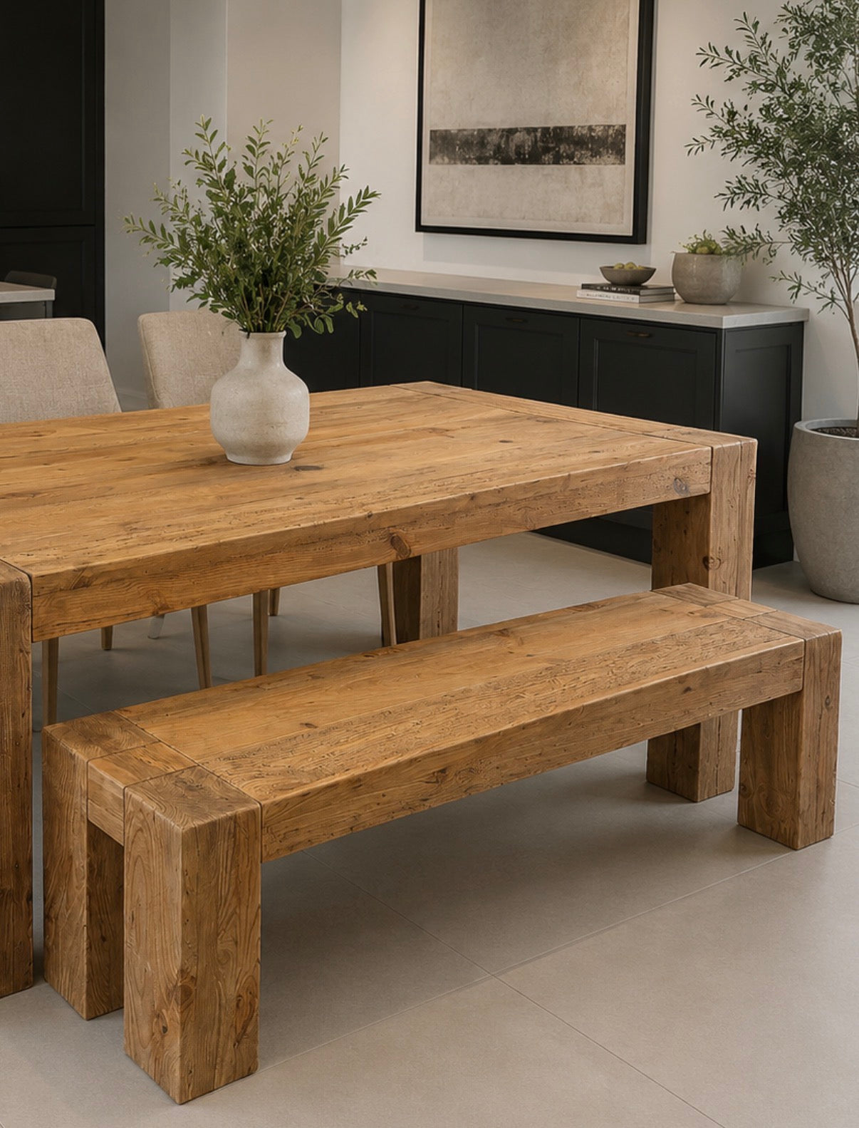 Barnwood Dining Bench 190cm