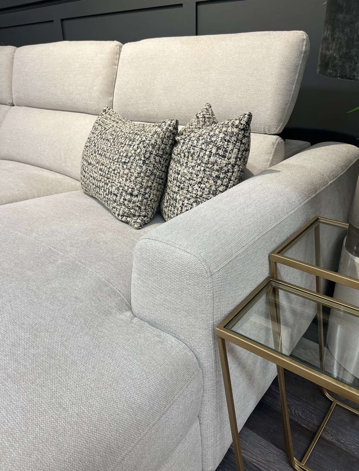 Ruben Chaise Electric Recliner Sofa Left Facing