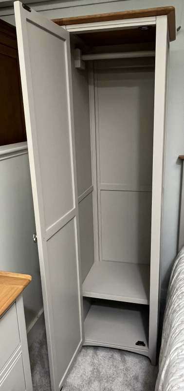 Lagan 1 Door Wardrobe Oak