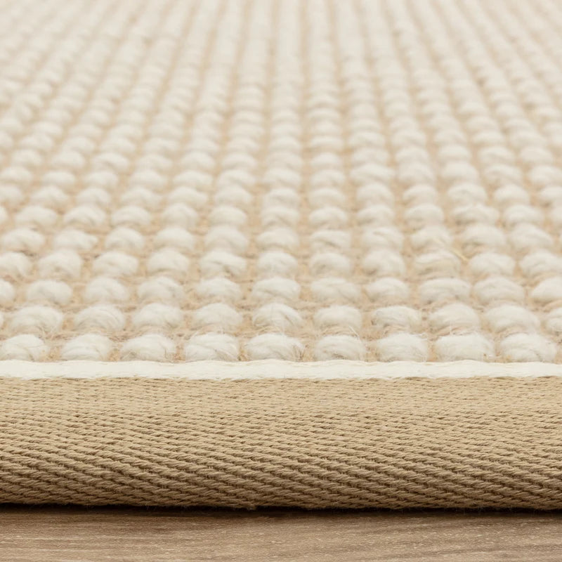 Korra Loop Linen Cream Runner