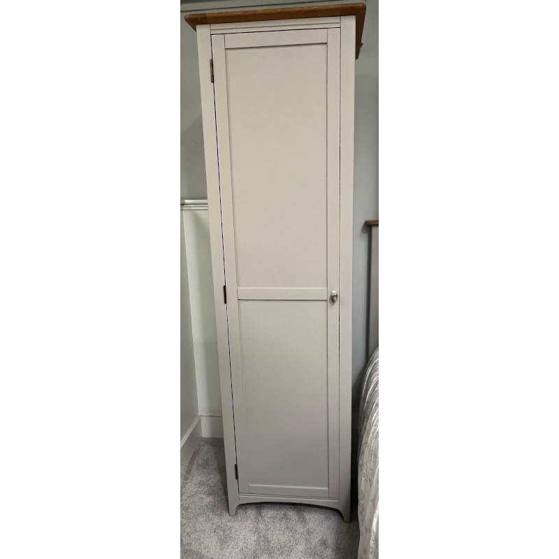 Lagan 1 Door Wardrobe Oak