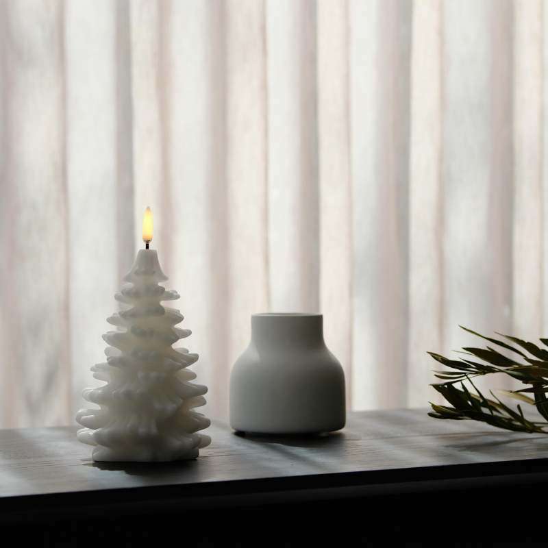 Uyuni Christmas Tree Ivory Candle