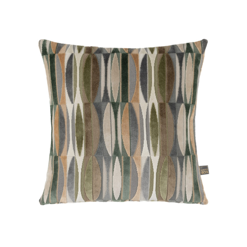 Odessa Green Cushion 43x43cm by Scatterbox