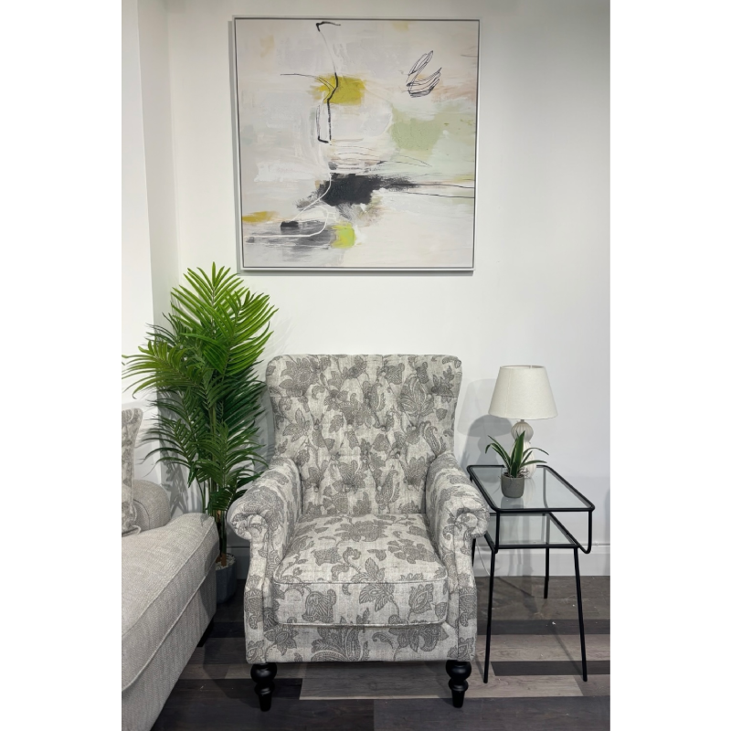 Avalon Queen Anne Chairs Patterned