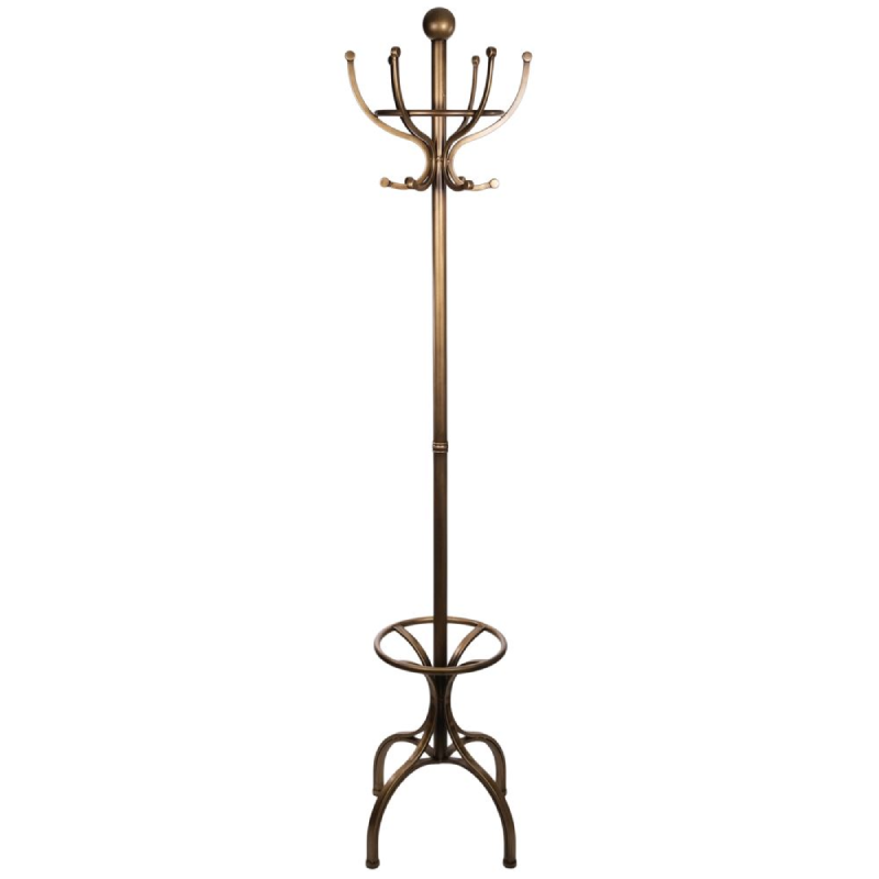 Coat & Hat Stand Brass