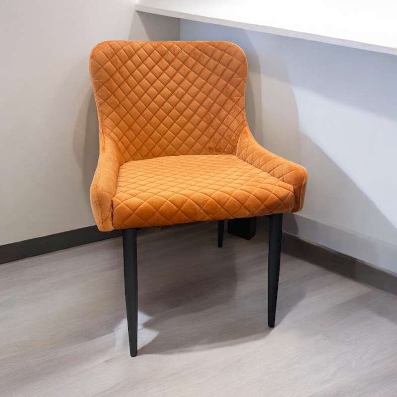 Ottawa Dining Chair Pumpkin Velvet