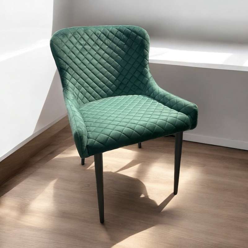 Ottawa Dining Chair Green Velvet