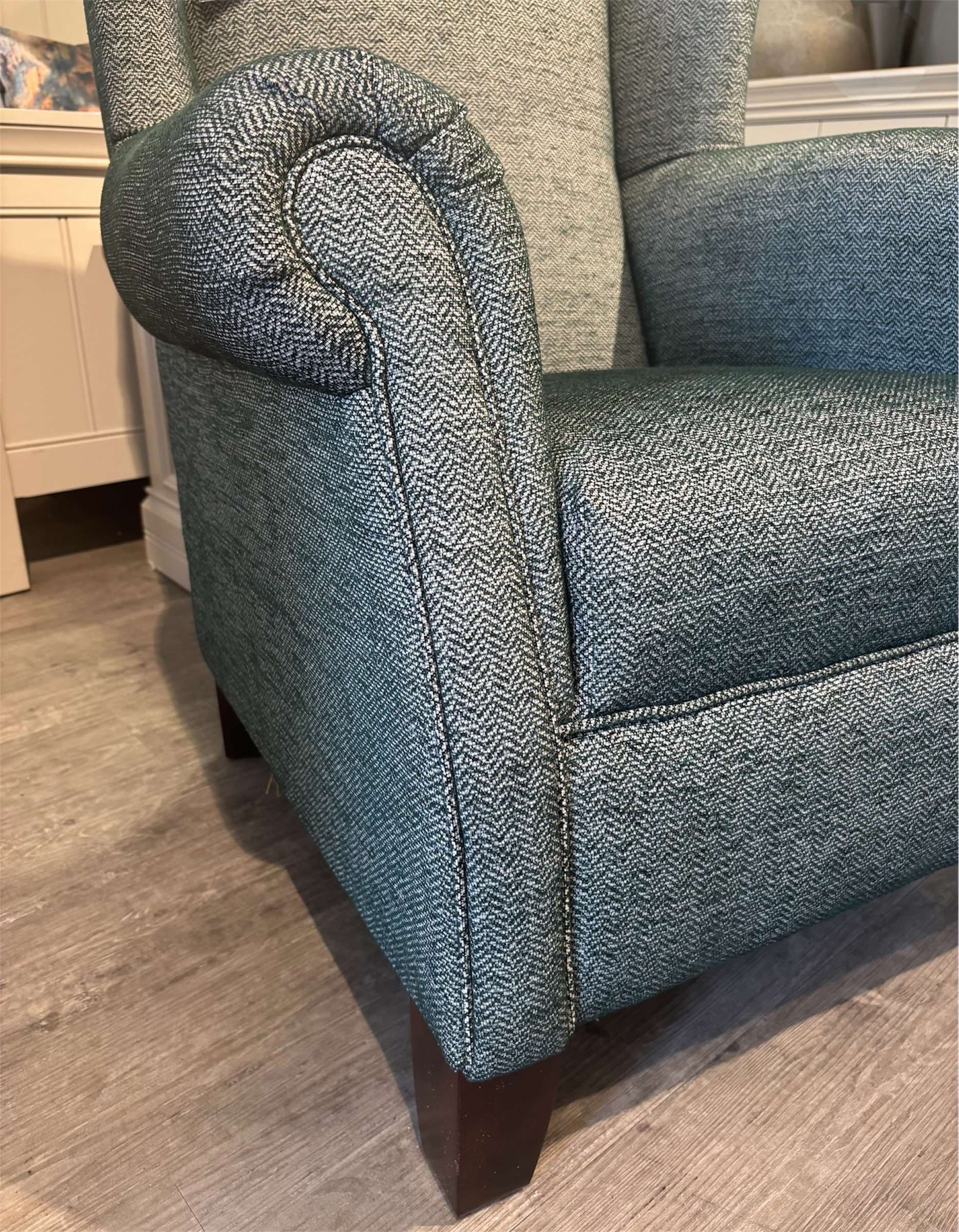 Clara Herringbone Designer Chair