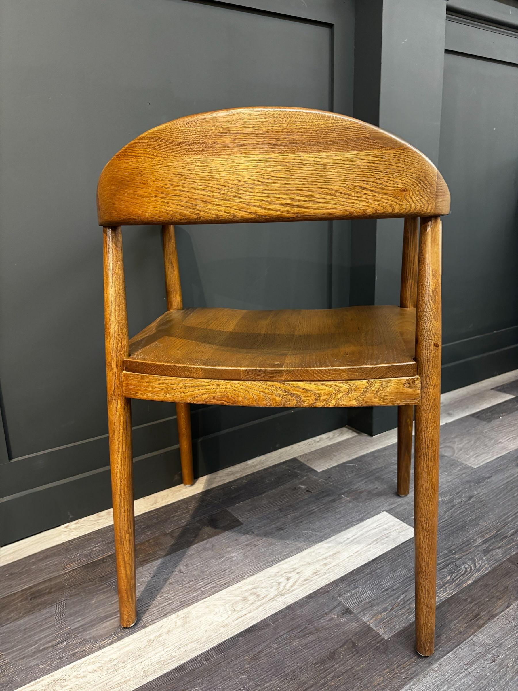 Smoked Dining Chair Timber Seat