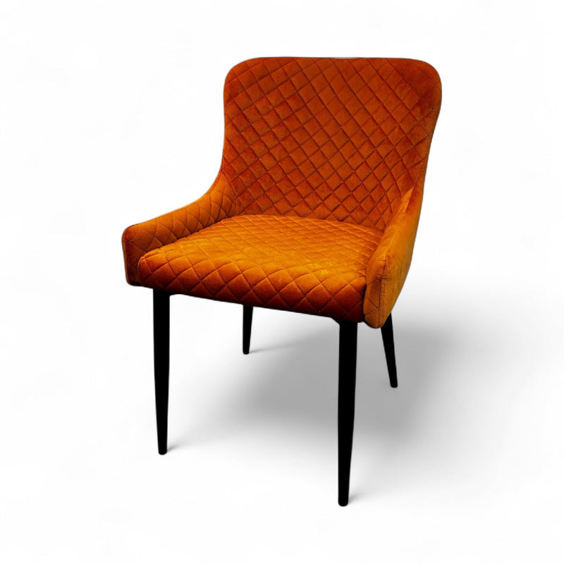 Ottawa Dining Chair Pumpkin Velvet