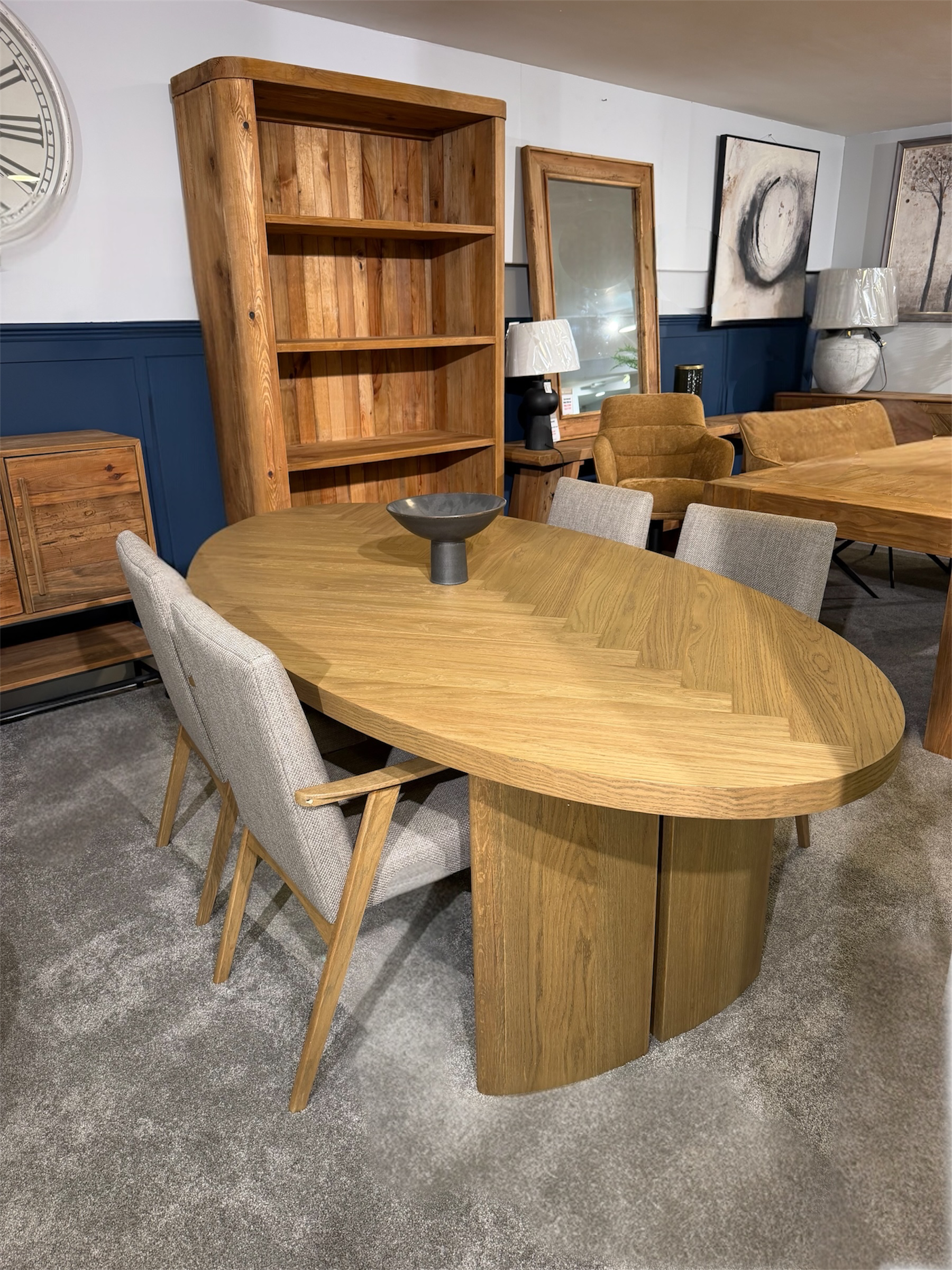 Reeded Dining Table