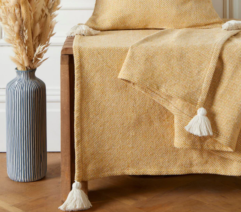 Kaidon Ochre Throw 130x180cm