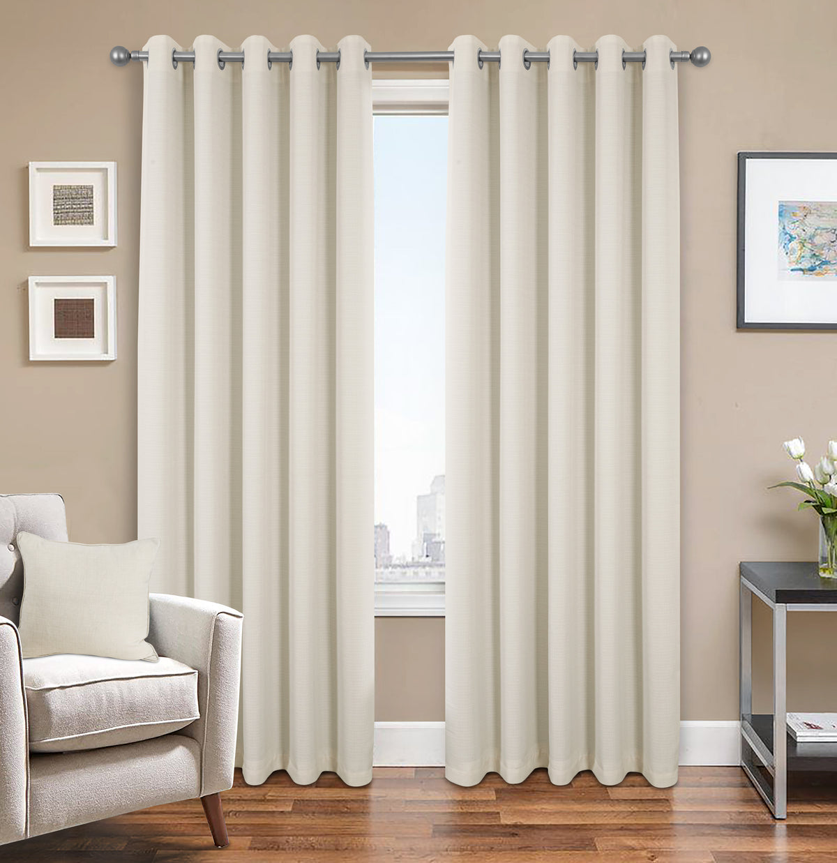 Shady Eyelet Black Out Curtains | Shady Natural