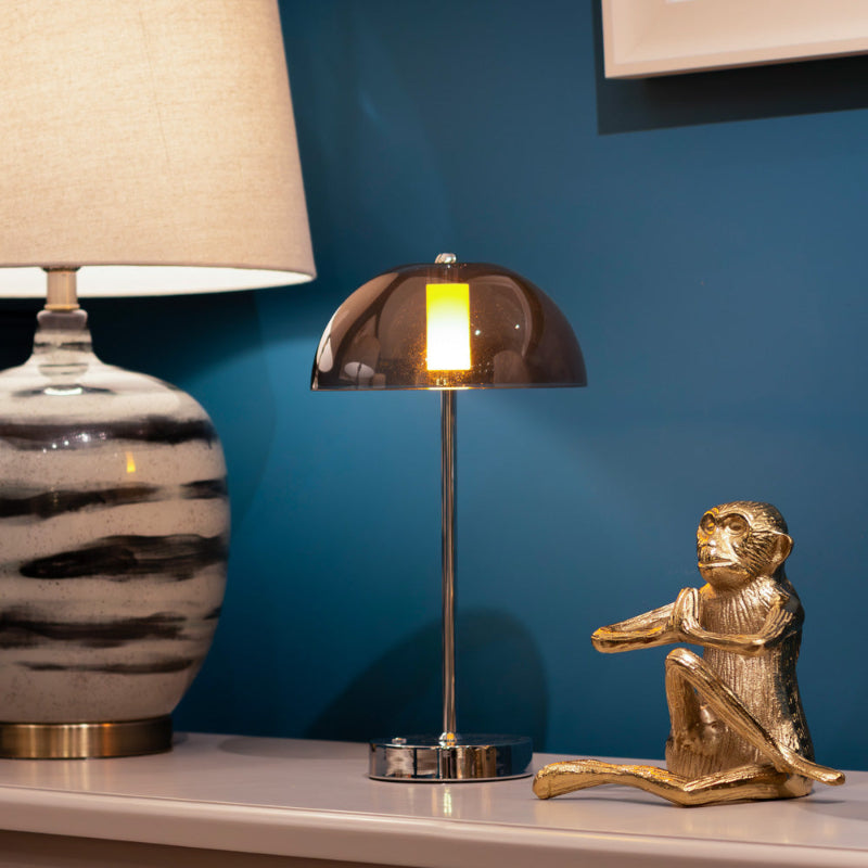 Jada USB Rechargeable Lamp Silver