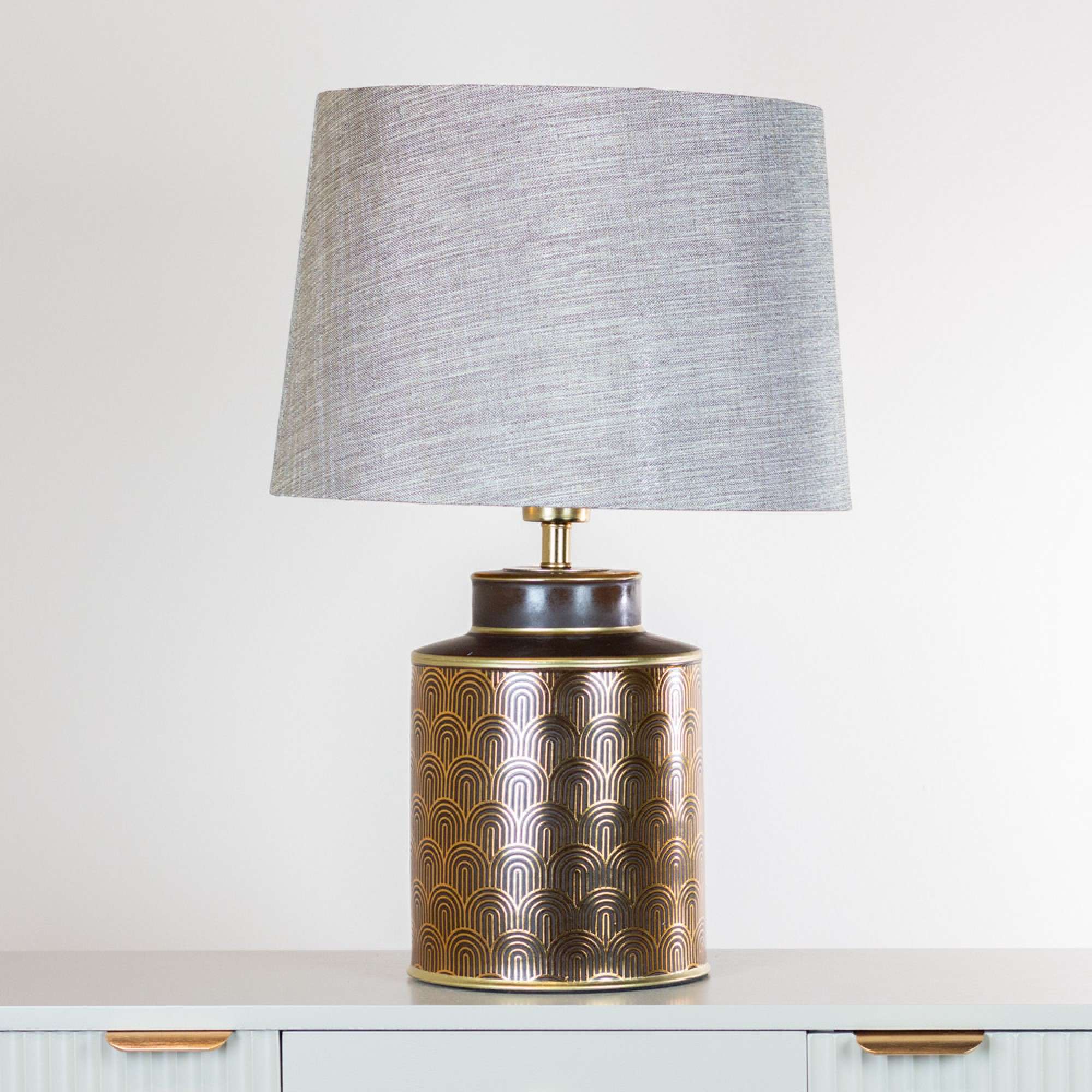Mara Table Lamp Black/Gold 57cm