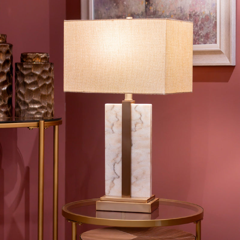 Kalani marble table lamp 70cm