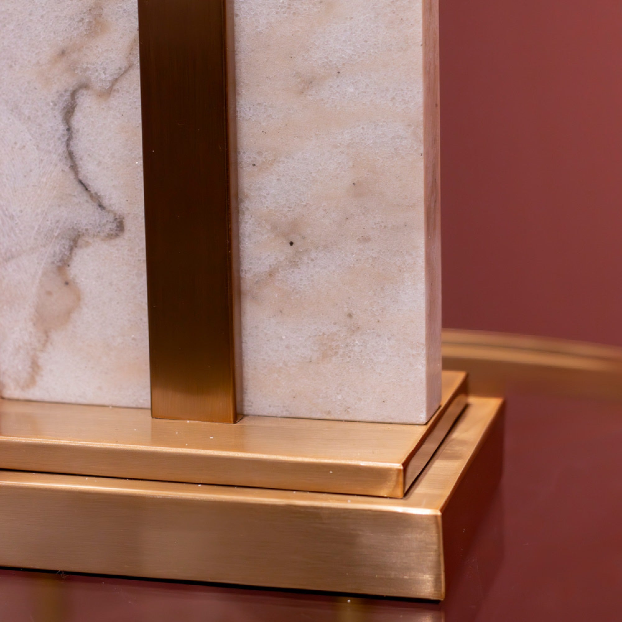 Kalani marble table lamp 70cm