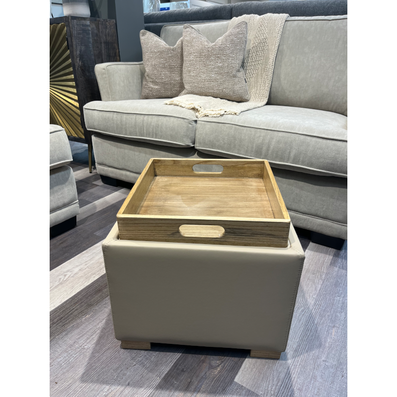 Tea Tray Storage Elephant's Breath Footstool