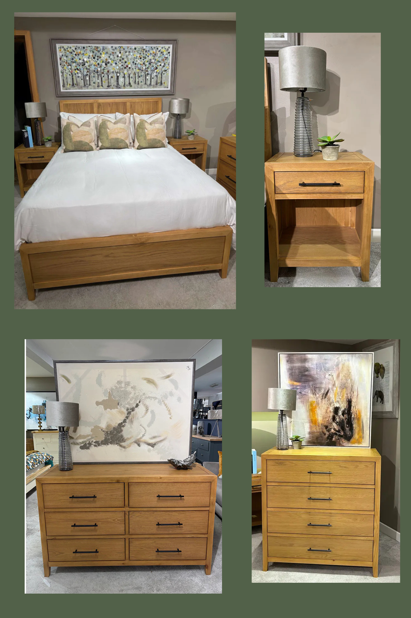 Fairfax Package Deal with 5ft Bedframe, 2 Lockers & Choice of Chest