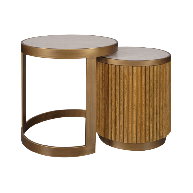 Reeded Side Table