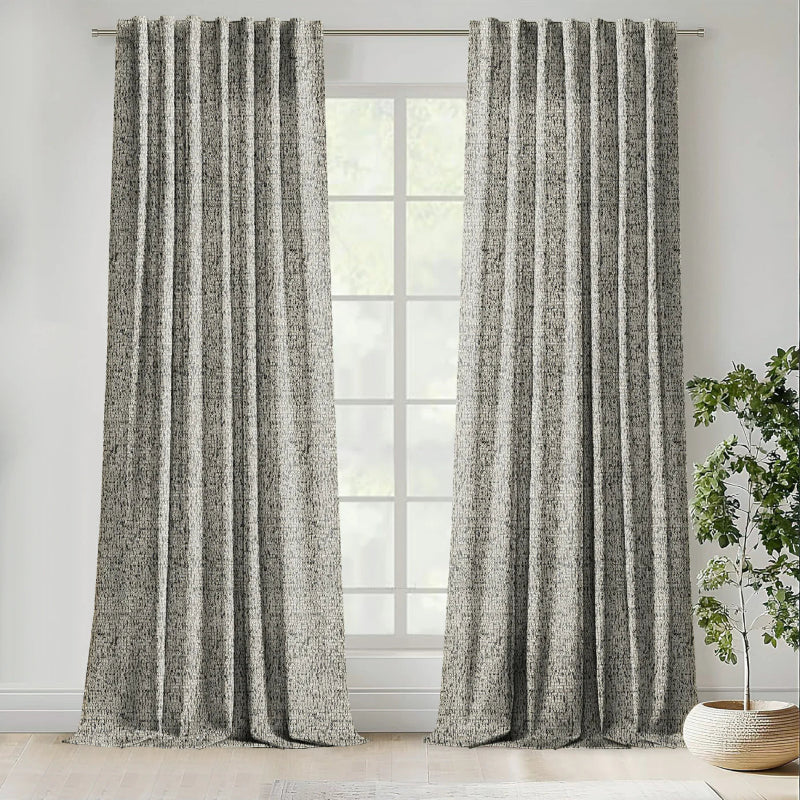 Scatterbox Yara 132x90'' Natural/Black Curtains