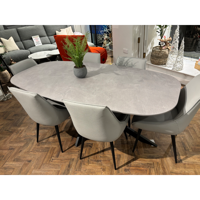 Alicante Dining Table & 6 Dining Chairs