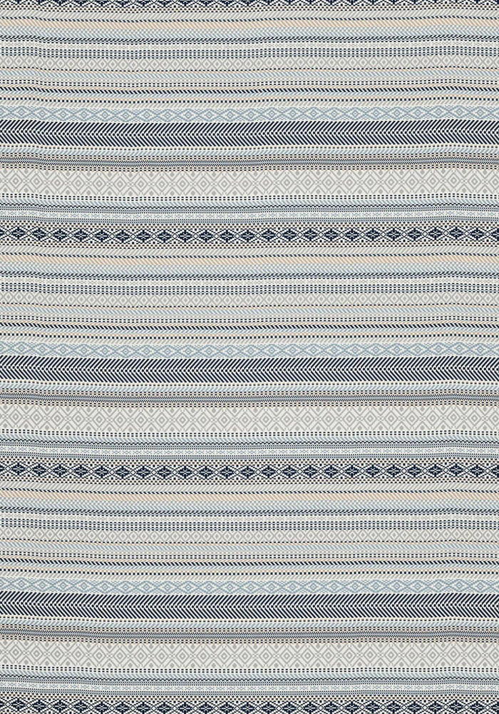 Biederlack Kian Stripe Blue Throw 140x180cm