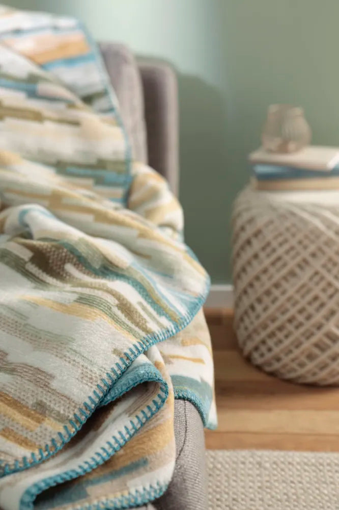 Biederlack Mission Teal Throw