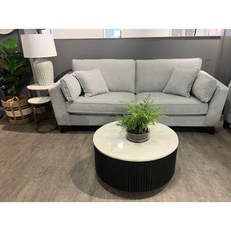 Birch 4 Seater Sofa Light Grey