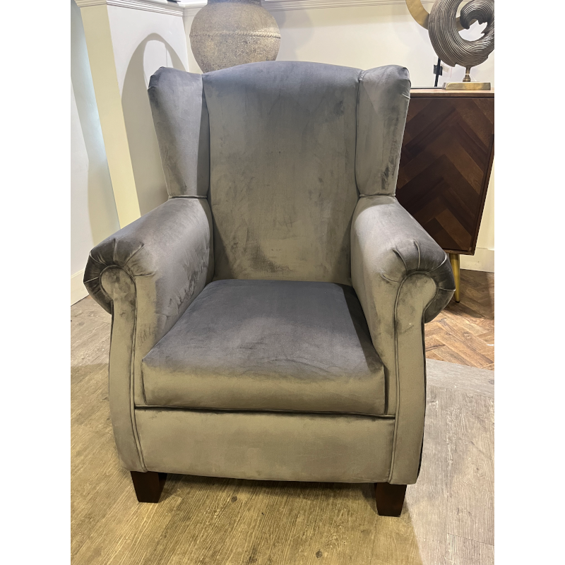 Cara Grey Two Tone Armchair