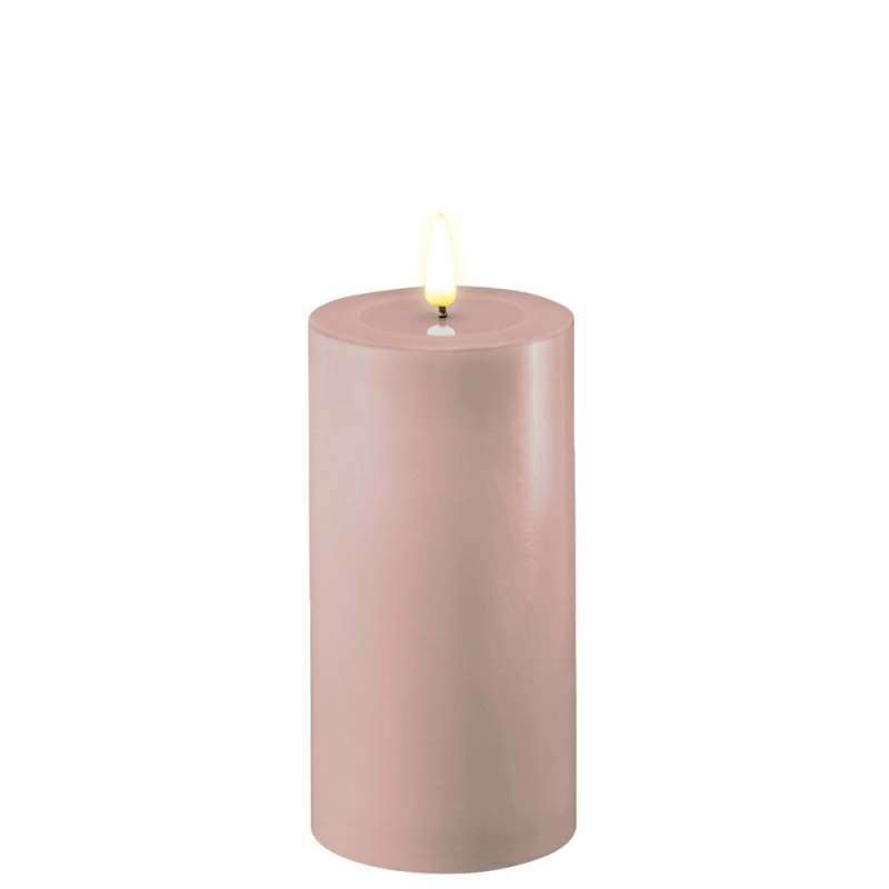 Deluxe Homeart Rose LED Candle 7.5 x 15cm