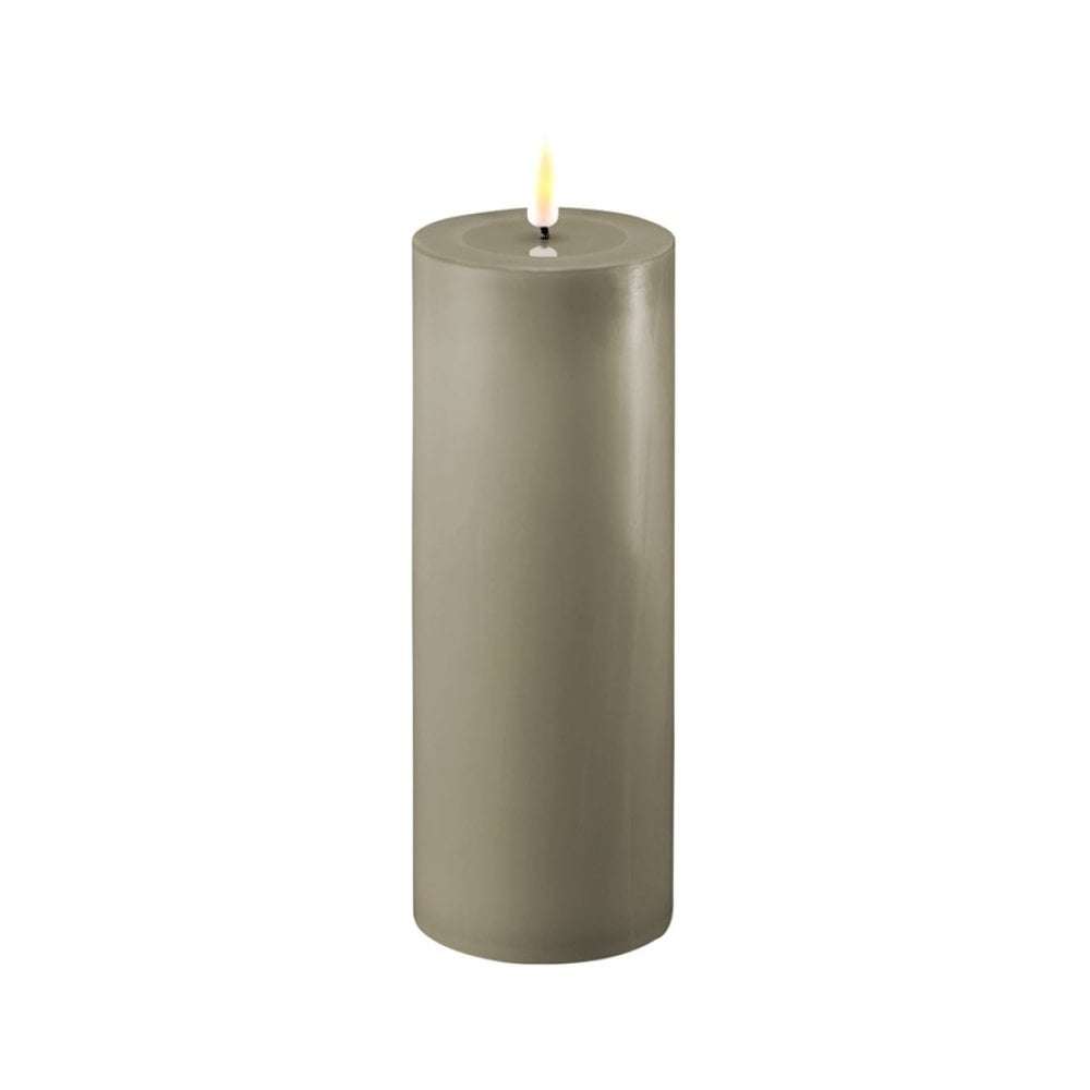 Deluxe Homeart Sand LED Candle 7.5 x 20cm