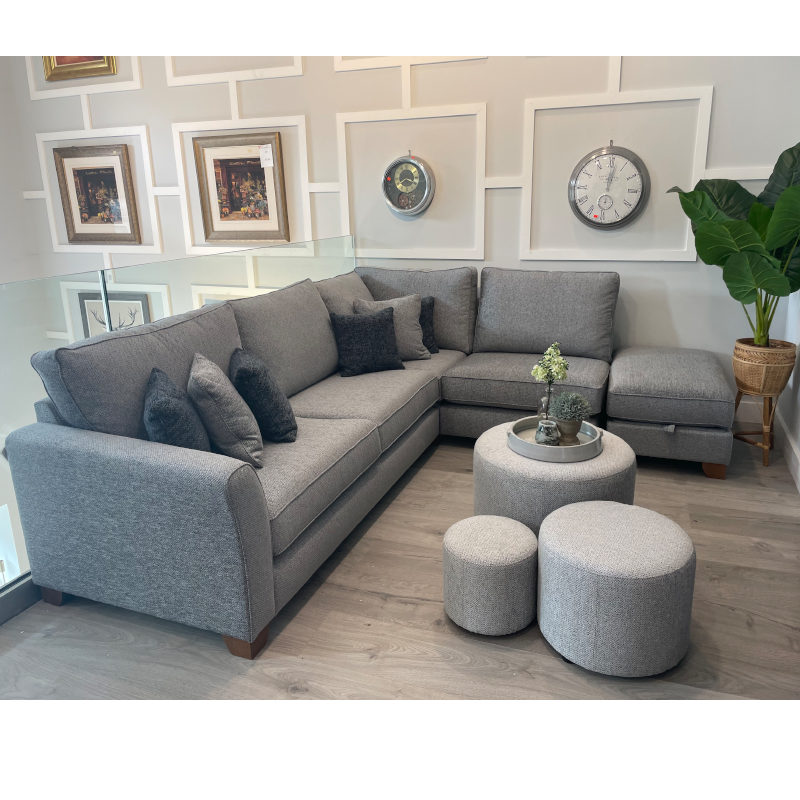 Dorset Corner Sofa with Footstool