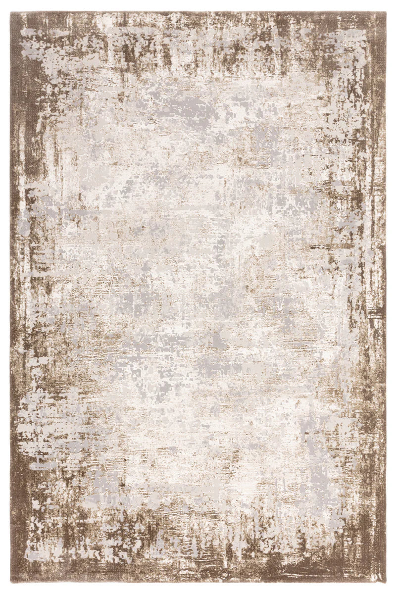 Kuza Border Beige Rug by Asiatic
