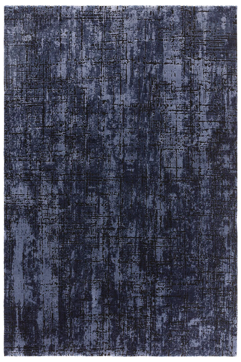 Kuza Abstract Navy Rug by Asiatic