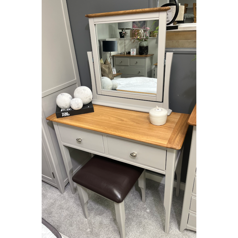 Lagan Dressing Table Grey/Oak by Ger Gavin Interiors