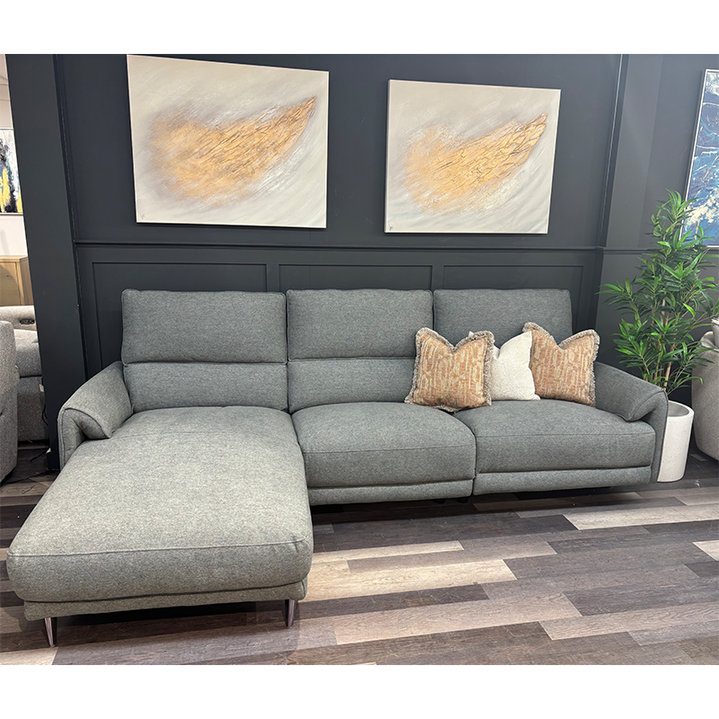 Saturn Corner Chaise Sofa Electric Recliner Left Facing