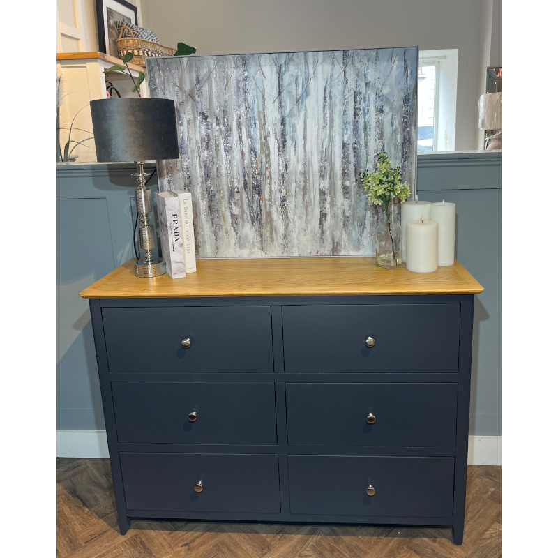 Thames Navy Wide Chest