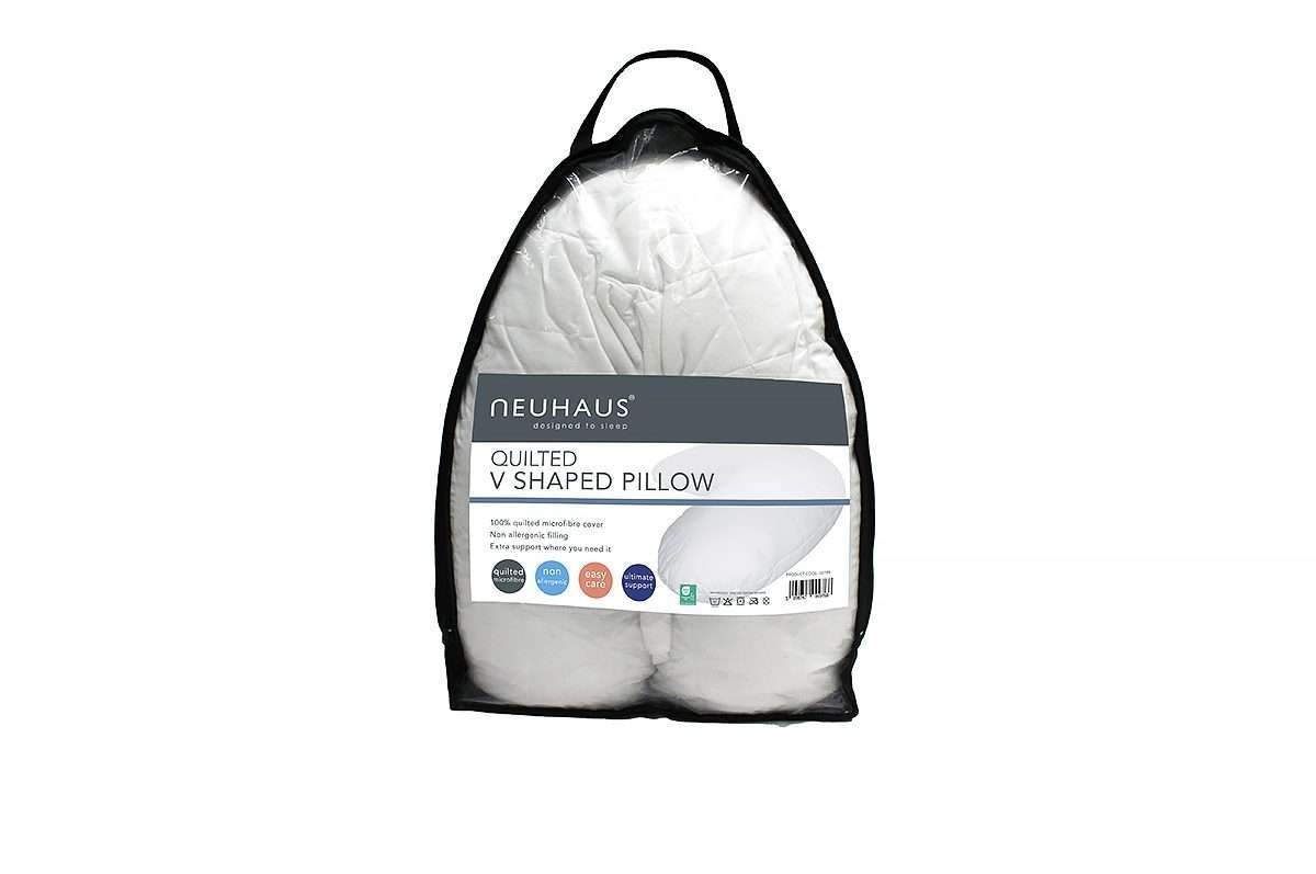 Neuhaus Quilted V Shaped Pillow