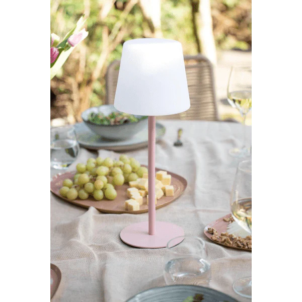 Outdoor Rechargeable Lamp Soft Pink