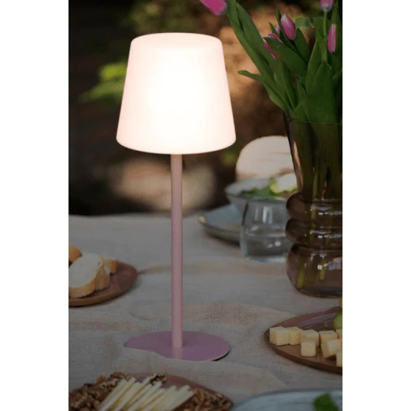 Outdoor Rechargeable Lamp Soft Pink