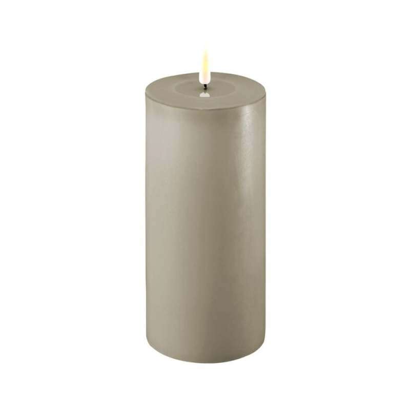 Deluxe Homeart Sand LED Candle 10 x 20cm