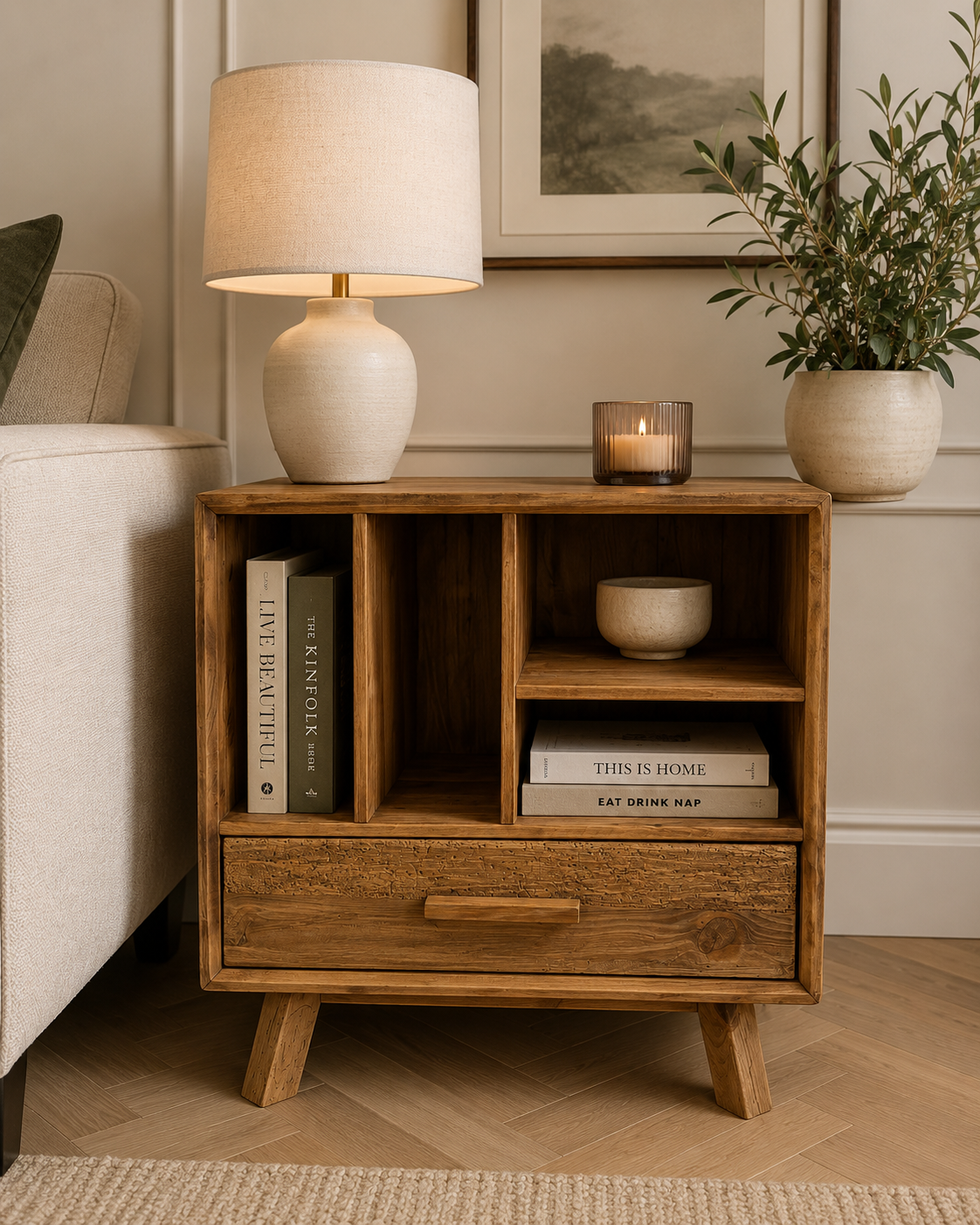 Barnwood Side Table